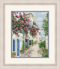 Cross stitch kit Sunny Greece 25x32cm Aida 16ct embroidery needlepoint kit