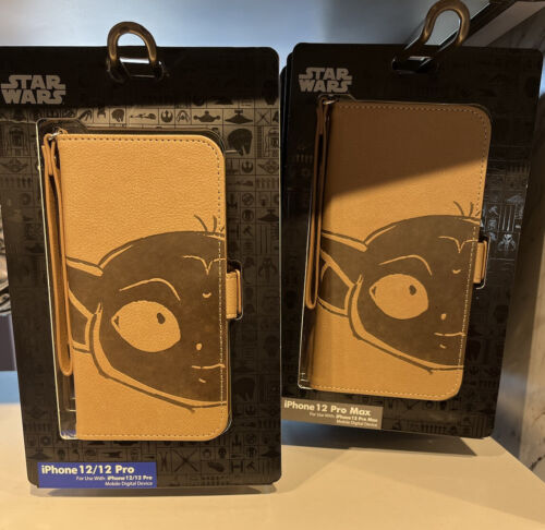 Disney Parks Star Wars The Mandalorian Yoda iPhone Wallet 12/12 Pro / 12 Pro Max - Picture 1 of 7