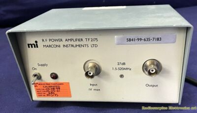 RF Power Amplifier Marconi Tf 2175