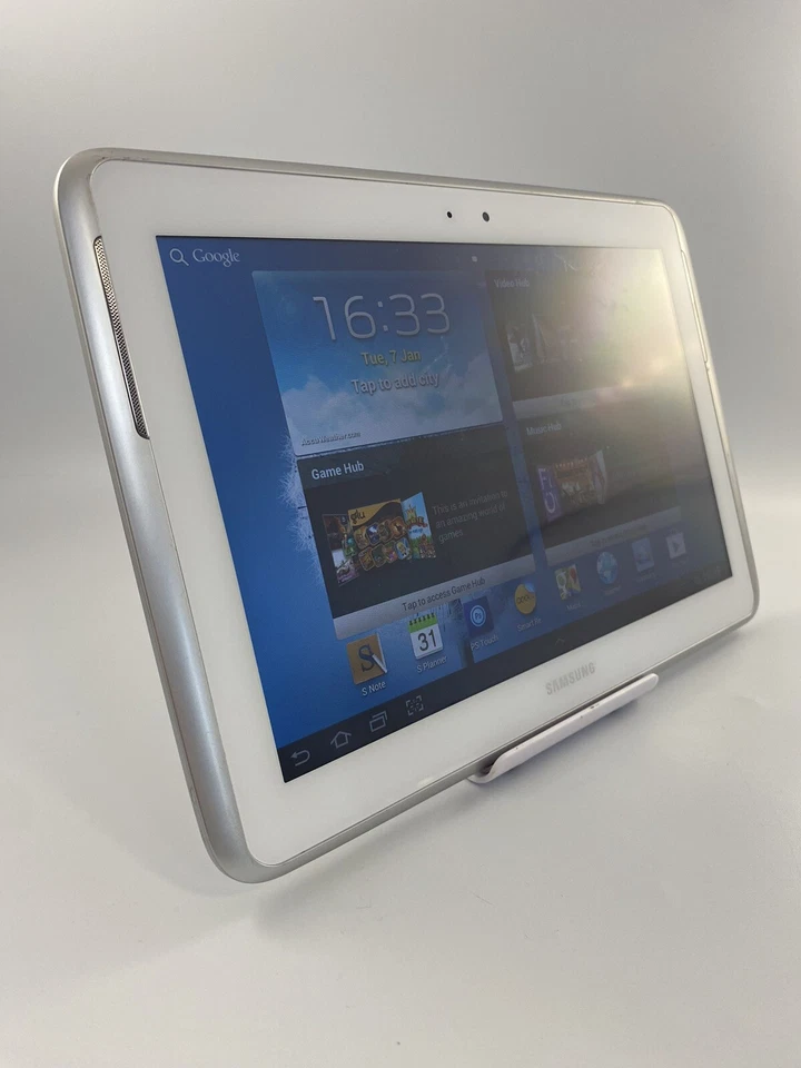 Samsung Galaxy Note 10.1 N8010 White Wi-Fi 16GB 5MP S-Pen Android Tablet - Image 3 of 4