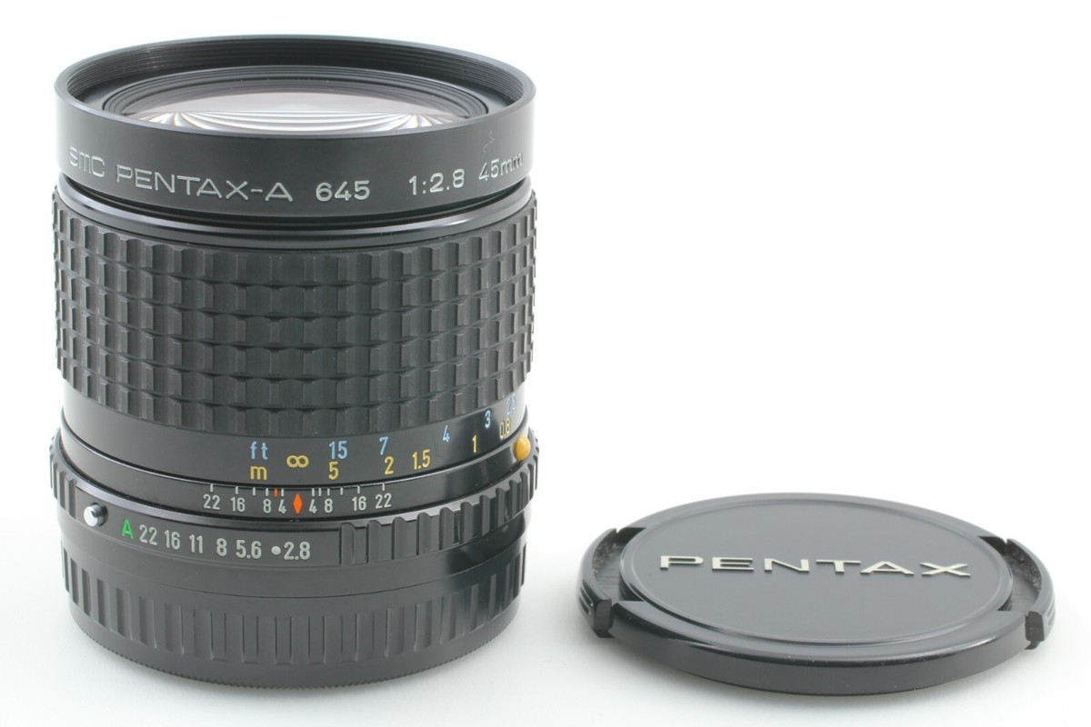 MINT】Pentax A-645 SMC 45mm f2.8 Wide Angle MF w/Cap for 645