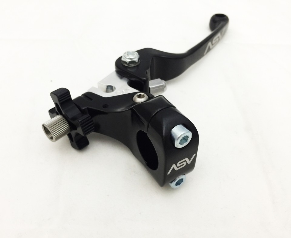 ASV F3 Front Brake Clutch Perch Levers Shorty Red Honda CR125 CR250