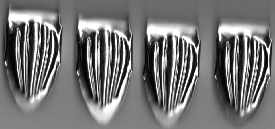 WILSON SILVER CROSS COACH BUILT PRAM SPARE PARTS - 4 SHELL FLASH FINALES