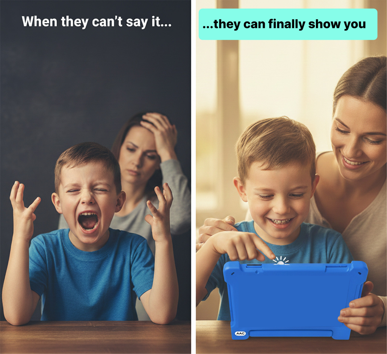 Non Verbal Talker AAC Tablet - Autismo Bambini, Ritardo del Discorso, Individuale Non Parlante foto 3