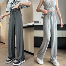 Summer Wide Leg Pants Women Summer Thin Loose Casual Pants Women's Sunscreen P