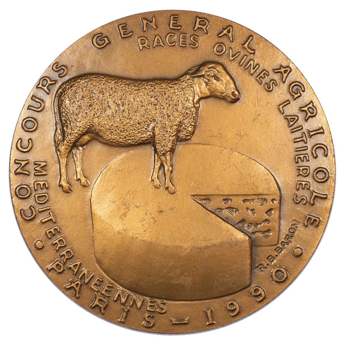 ÉNORME ET SUPERBE médaille sur l' Agriculture par R. B. BARON ** L@@K ** EUR 34,99 - FR ÉNORME ET SUPERBE médaille sur l' Agriculture par R. B. BARON ** L@@K ** EUR 34,99 - FR