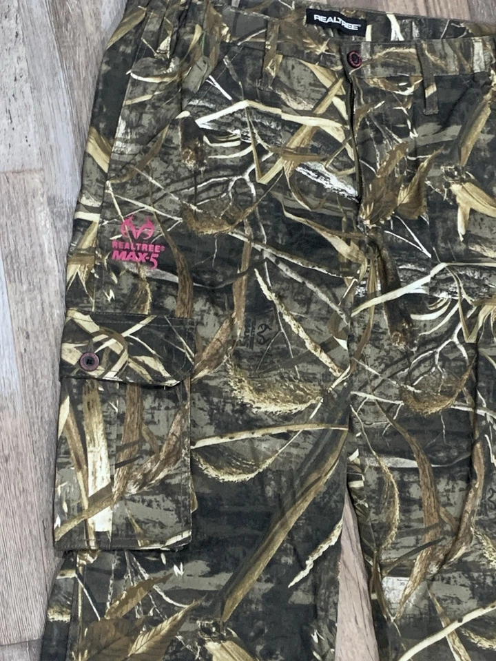 Realtree Flex Camo Hunting Pants Scent Control, Windproof Size Large - Image 2 of 4