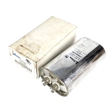 Beacon CR60X440 Oval Run Capacitor 60uf MFD 440VAC NOS CAP