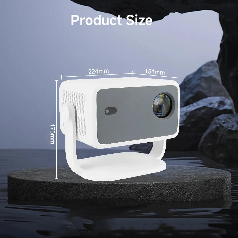 4K LCD Projector 650 ANSI 1080P Auto Focus Android 11 WiFi 6 & BT5.2 - Image 2 of 4