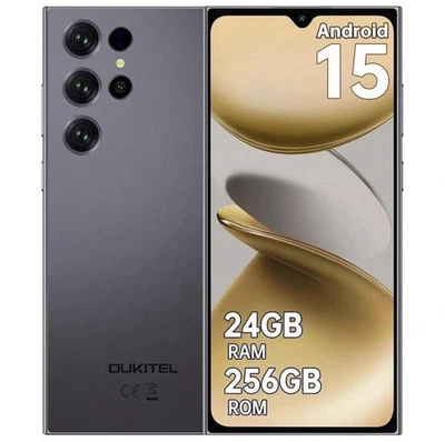 OUKITEL C61 Pro 2025 Mobile Phones 6.88 in Android 15 Smartphone 24GB+256GB NFC
