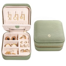 S.Leaf Travel Jewelry Organizer Boxes for Women Small Portable Necklace Earri...