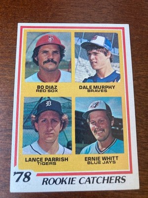 1978 Topps Rookie Catchers Dale Murphy Lance Parrish
