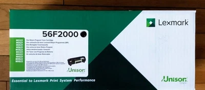 Lexmark 56F2000 Noir Cartouche de Toner - Photo 1/2