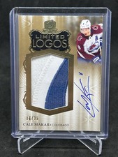 2023-24 Upper Deck The Cup Cale Makar Limited Logos Patch Auto /25 LL-CM