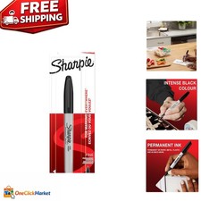 Fine Point Black Permanent Marker - Quick Dry Fade Resistant for All Surfaces