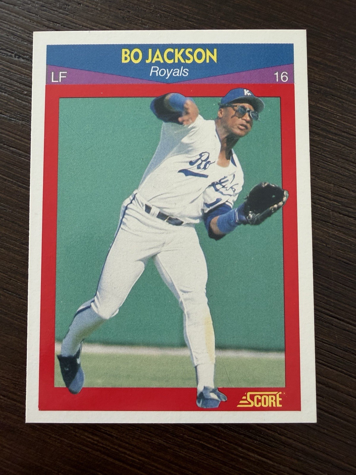 Bo Jackson 1990 Score Superstars baseball card #40