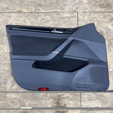 Mk7 Vw Gti Front Left Cloth Door Panel Trim Cover Doorcard Driver Oem 2018-2021