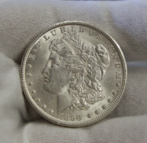 1898 O US Morgan Silver Dollar $1 AU