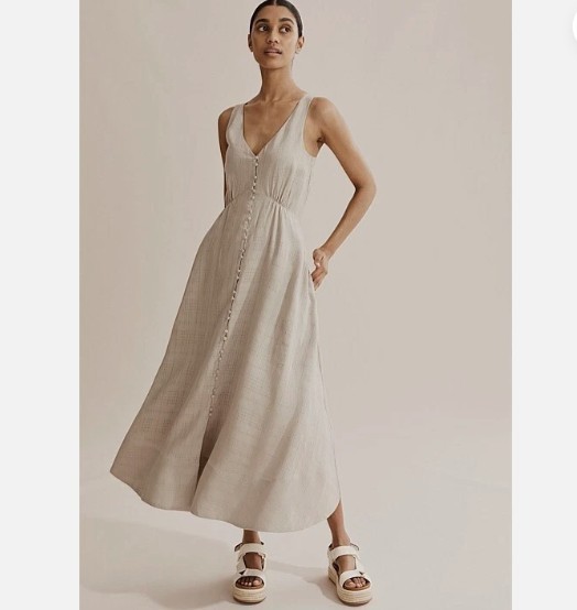 flared linen dress Short Sleeve Swing Linen Midi Dress, Green Fit and Flare Linen Dress, Summer Womens Linen Dress with Pockets, Custom Dress, Xiaolizi 3663#