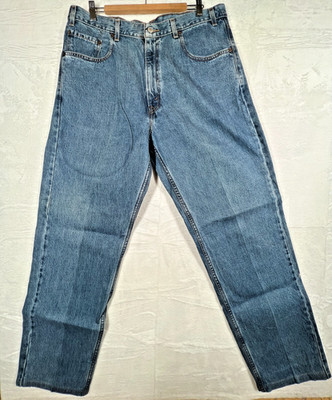 Vintage Levis 569 Loose Straight Jeans Mens W36 L36 Blue Denim Y2K