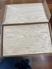 10 sheets double sided 1/4" Red Oak Hardwood Plywood Project Panels  19" x 12"