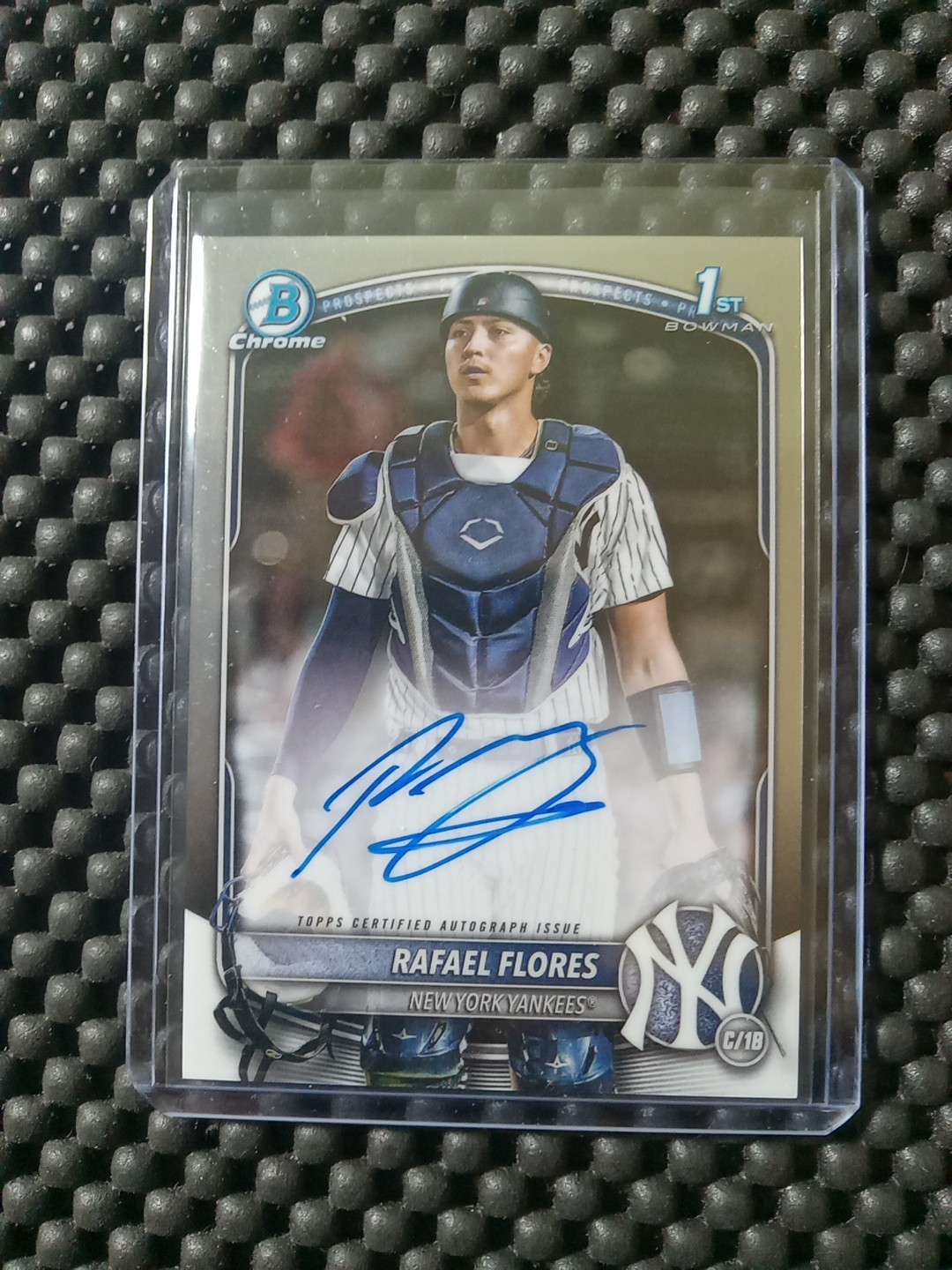 2025 Bowman Chrome Prospect 1st Autographs Rafael Flores #CPA-RF