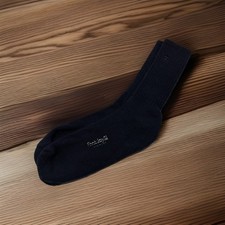 Men's VTG Footjoy Cushion Golf Crew Socks Acrylic Blend 90s 10-13 Navy Blue USA