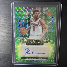 2025-26 Topps Finest Kevin McCullar Jr #ESG-KC Electrifying Signatures /75