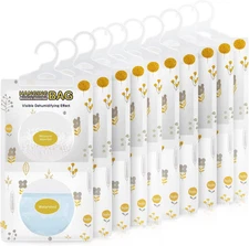 Vacplus Moisture Absorbers, Hanging Closet Dehumidifier Bags, Humidity Packs, De