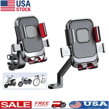 Universal Bike Motorcycle Phone Holder 360 Rotation Shockproof Mount