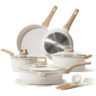 Kitchen Cookware Set 14 Pcs with Utensils Included