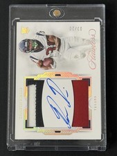 2022 Panini Flawless #RDP-DP Dameon Pierce Rookie Dual Patch Autographs #/20