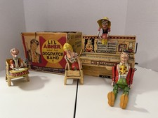 VINTAGE TIN TOY LIL ABNER THE DOG PATCH BAND MADE IN USA ANTIQUE