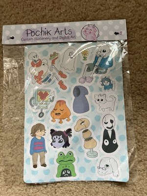 15 Undertale Stickers by Pochik Arts