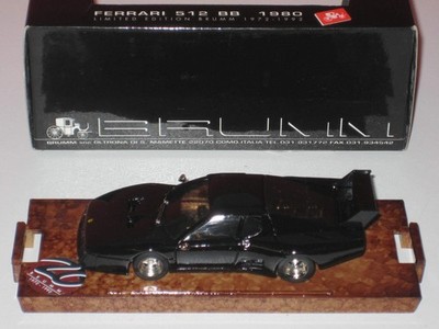 Brumm Ferrari 512 BB - Black - Scale 1/43 - no BBR, CMC, D&G