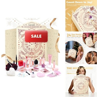 Glam Code Advent Calendar 2025, 24 Days Beauty Gift Set Teen Girls Women