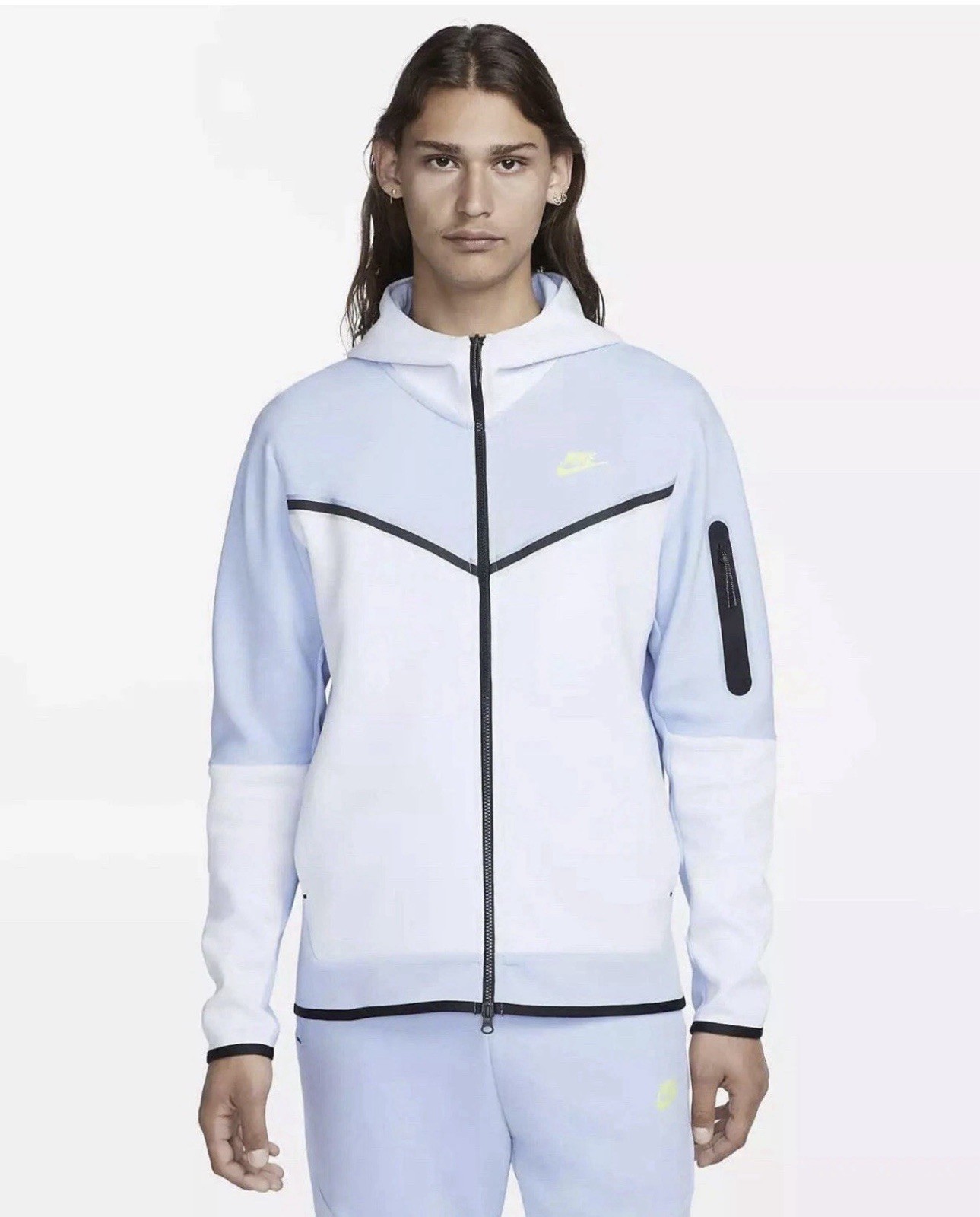 Nike Tech Fleece Tracksuit/Cobalt Bliss/Lemon Twist/ Size S/RARE/GIVE OFFERS🔥🔥 image 2