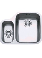 Franke Ariane ARX 160 Undermount 1.5 Bowl Stainless Steel Kitchen LH Small Bowl 