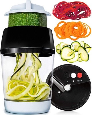 Spiral Slicer Spiralizer Vegetable Cutter Zucchini Pasta Noodle Spaghetti Maker