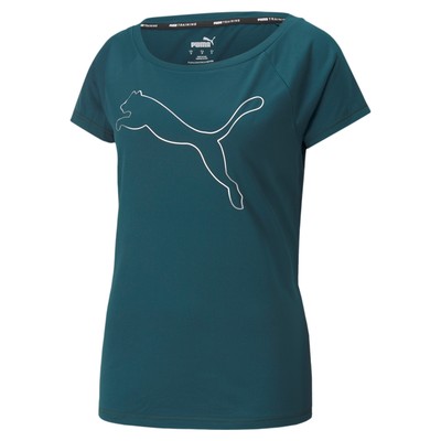 Puma Damen T-Shirt Train Favorite Jersey Cat Tee 522420