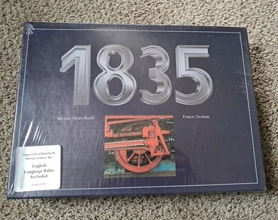 New 1990 Mayfair Hans im Glück Game ''1835'' Railroading Strategy English Rules T