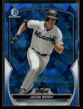 2023 Bowman Chrome Sapphire Edition Jacob Berry BCP-243 Miami Marlins Prospects