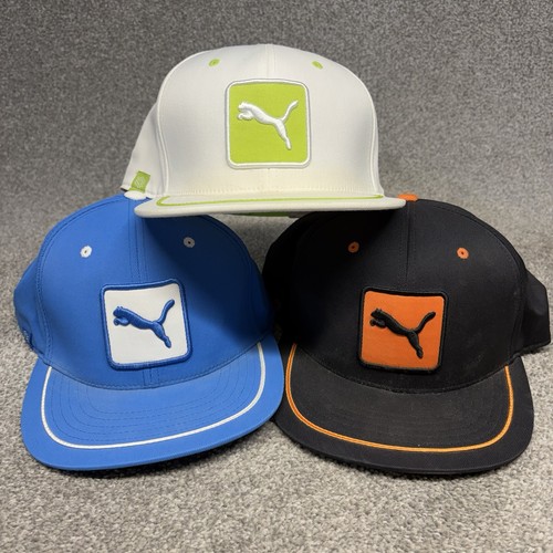 Puma Cobra Patch Rickie Fowler Golf Hat Cap Snapback Tour Bio Cell 110 LOT 3