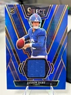 2025 Panini Select- Jaxson Dart Rookie Swatches Blue Prizm Patch #RSW-JDT Giants