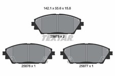 BREMSBELAGSATZ FÜR MAZDA CX-30 (DM, DT, ED), MAZDA CX-3 (DK) - TEXTAR 2587501