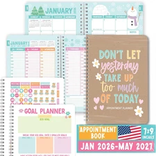 Weekly Appointment Book 2026-2027 - Hourly Appointment Book, Vertical Weekly Pla