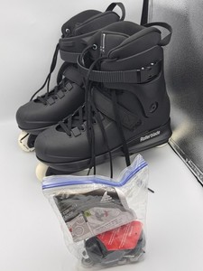 ROLLERBLADE Blank SK Black Street Skates (07222600100) (VERY GOOD) 12M