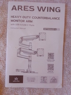 Ares Wing Dual Monitor Arm