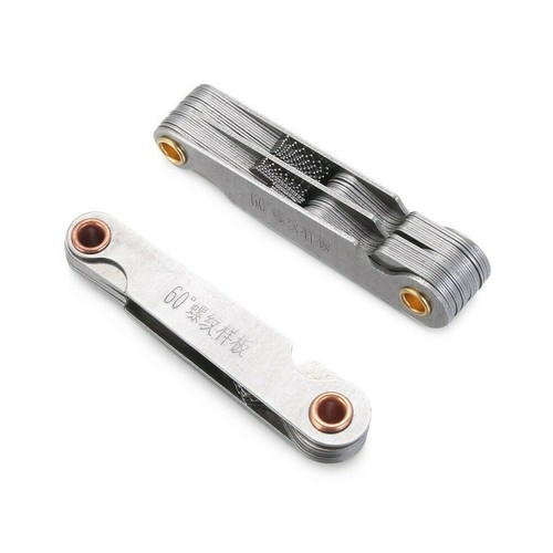 Metalworking Gauge Thread Gauges 1 PC 52 Sheets Metric Inch Stainless Steel - Picture 5 of 12
