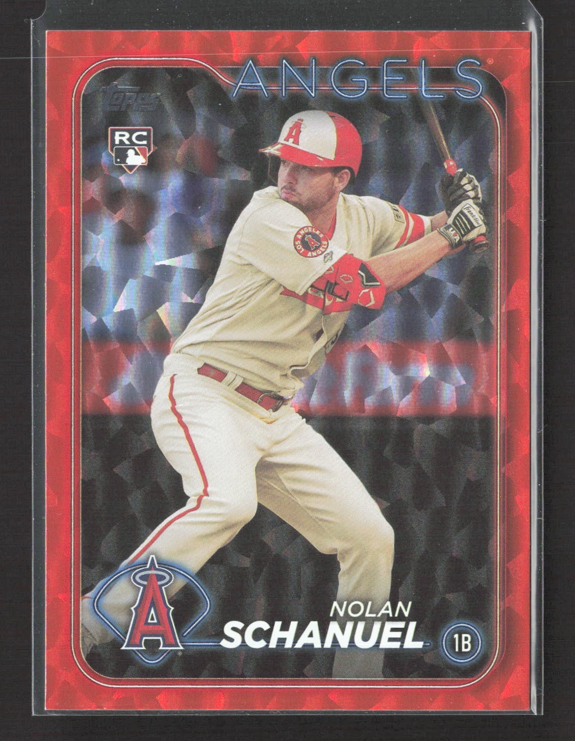 2024 Topps Nolan Schanuel Orange Crackle Foilboard Rc /299 #53